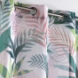 Voilage a oeillets 140 x 240 cm voile sablé imprimé Assana Rose