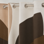 Rideau à œillets 140 x 260 cm coton/polyester imprimé Mouna