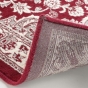 Tapis rectangle 68 x 110 cm viscose tissee cherine Rouge