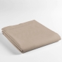 Drap plat 2 pers. 240 x 300 cm coton 57 fils Lina Sable