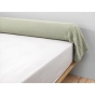 Taie de traversin gaze de coton Bio 85 x 185 cm vert d'eau