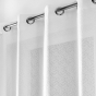 Voilage à œillets 140 x 240 cm – Maille CASTILLE Blanc – Finition élégante et moderne