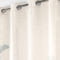 Rideau a oeillets 140 x 260 cm polyester/lin imprime native des. place Sans