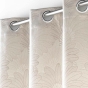 Rideau a oeillets 140 x 260 cm jacquard Teora Taupe