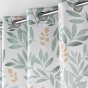 Lot de 2 Rideaux à Œillets - Tendance Biovana Vert - 140 x 260 cm