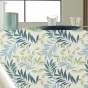 Nappe rectangle 145 x 240 cm polyester imprime nedelia Sauge