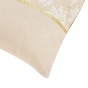 Lot de 2 Coussins Déhoussables 30x50 cm - Coton/Polyester Imprimé Métallisé Majestia