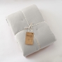 Édredon 180 x 240 cm - Double Gaze de Coton 125 gr/m² - Uni Gaïa Gris Clair