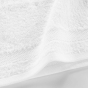 Serviette invité 30 x 50 cm coton éponge unie Élégance Blanc