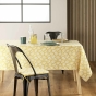 Nappe rectangle 140 x 240 cm microfibre imprimee divany Jaune