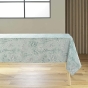 Nappe rectangle 145 x 240 cm polyester imprime canarie Sauge