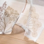 Voilage a oeillets 140 x 240 cm voile sable imprime Palmea Naturel