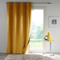Lot de 2 Rideaux 100% occultant 135 x 260 cm en velours Velounight Jaune