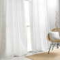 KLot de 2 Rideaux a oeillets 140 x 260 cm polyester imprimé Linea