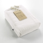 Pack Housse de couette chaude en flanelle 140 x 200 cm + drap housse 90x190 Blanc