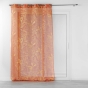 Panneau a oeillets 140 x 280 cm voile sable imp. metallise belflor Terracotta/or