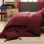 Édredon 150 x 150 cm – Double Gaze de Coton – Bordeaux
