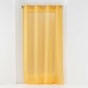Voilage grande hauteur à œillets 140 x 280 cm – Voile sablé Sandra Jaune