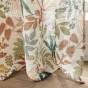 Rideau à œillets 140 x 260 cm polyester/lin imprimé HAILEY – Motif végétal