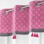 Voilage a oeillets 140 x 240 cm Callao rose