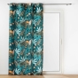 Rideau a oeillets grande hauteur 140 x 280 cm polyester imprimé Tilda Vert