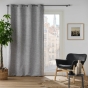 Rideau occultant 140 x 240 cm occultant jacquard Dusky Anthracite