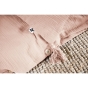 Housse de couette double gaze de coton 200 x 200 cm – GAÏA Guimauve