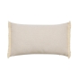 Coussin dehous. compr. franges 30 x 50 cm polycoton uni vertis Sans