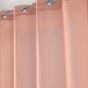 Voilage petite hauteur 140 x 180 cm voile sablé Sandra Rose