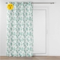 Lot de 2 Rideaux a oeillets 140 x 260 cm polyester imprime Leandre