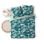Parure 3 p. 240 x 220 cm polycoton 52 fils Scarlett Emeraude