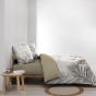 Bastille - Housse de couette 260 x 240 cm + Drap housse blanc 160x200 cm -
