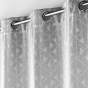 Rideau a oeillets 140 x 260 cm jacquard Gallena Gris