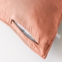 Taie d’oreiller 63 x 63 cm en Lyocell – Modèle Lysandre Terracotta