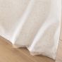 Lot de 2 rideaux a anneaux 140 x 240 cm polyester/lin uni Pauline