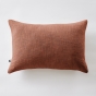 Coussin Déhoussable 40 x 60 cm - 100% coton Sixtine Terracotta