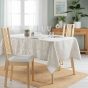 Nappe rectangle 140 x 240 cm jacquard doriane Taupe