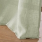 Voilage à Œillets 140 x 240 cm – Effet Lin Tissé – Cloris Sauge