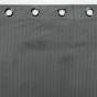 Lot de 2 Rideau à oeillets 140 x 260 cm velours côtelé Casual Anthracite