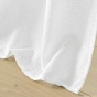 Voilage a oeillets 140 x 240 cm effet lainage Loulaine Blanc