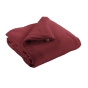 Édredon 180 x 240 cm - Double Gaze de Coton 125 gr/m² - Uni Gaïa Bordeaux