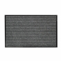 Tapis rectangle 50 x 80 cm anti-poussiere grattoir toscan Noir/gris