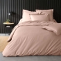 Pack parure 260 x 240 cm en percale 78 Fils + DH 160x200 cm Nude