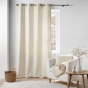 Rideau à Œillets 140 x 240 cm – Bouclette Unie – Wooly Naturel