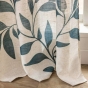 Rideau à œillets 140 x 260 cm polyester/lin imprimé ILONA – Motif végétal