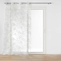 Voilage a oeillets 140 x 240 cm voile dévoré métallisé Dolia