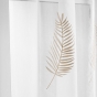 Voilage sablé 140 x 240 cm brodé metallisé Palmeor Or