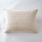 Taie d'oreiller gaze de coton 50 x 70 cm gaïa mix pampa Naturel