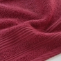 Serviette invite 30 x 50 cm eponge unie tendresse Rubis