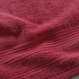 Serviette de toilette 50 x 90 cm eponge unie tendresse Rubis
